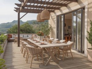 Aménager un coin repas extérieur convivial : idées de mobilier, éclairage et décoration pour profiter de l’été